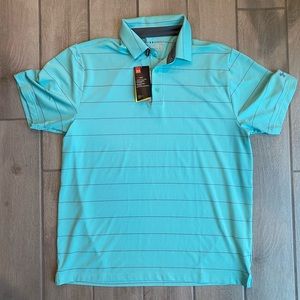 NWT Blue Under Armour golf polo